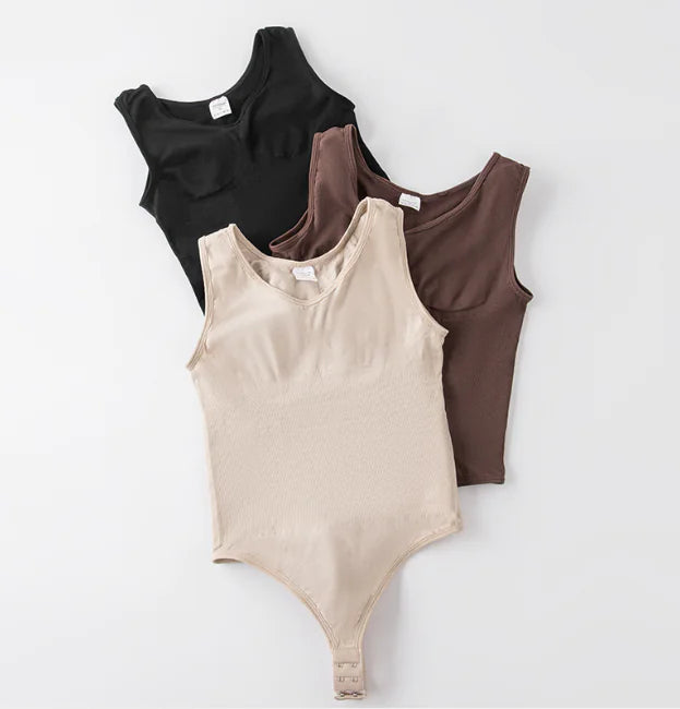 Seamless Plus Size One-Piece Bodysuit Shapewear for Women
